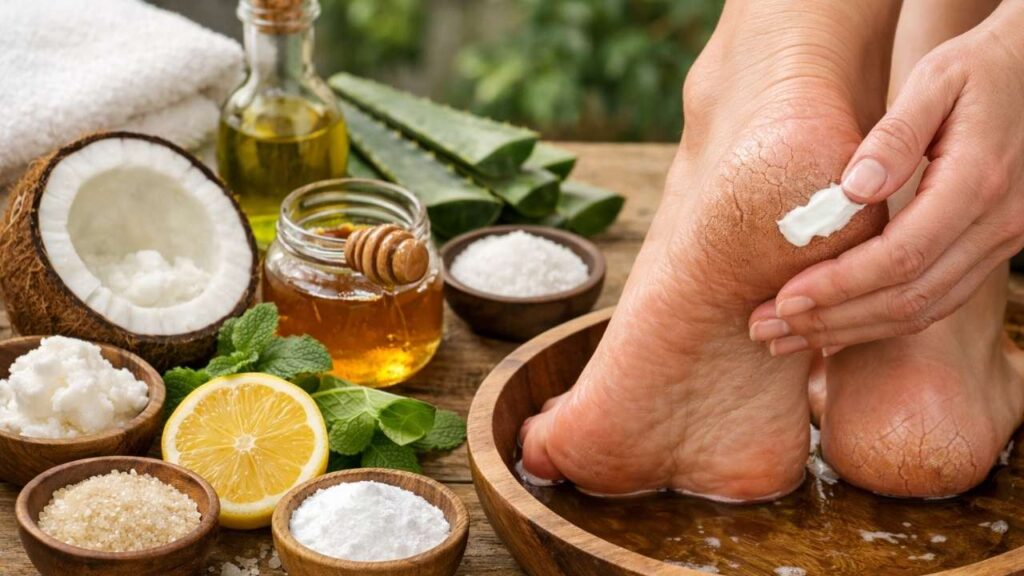 Home Remedies for Dry Cracked Heels: Safe Kitchen Ingredients That Work Fast