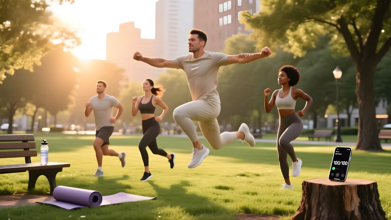 100 Bodyweight Squats with Resistance Bands: Daily Guide